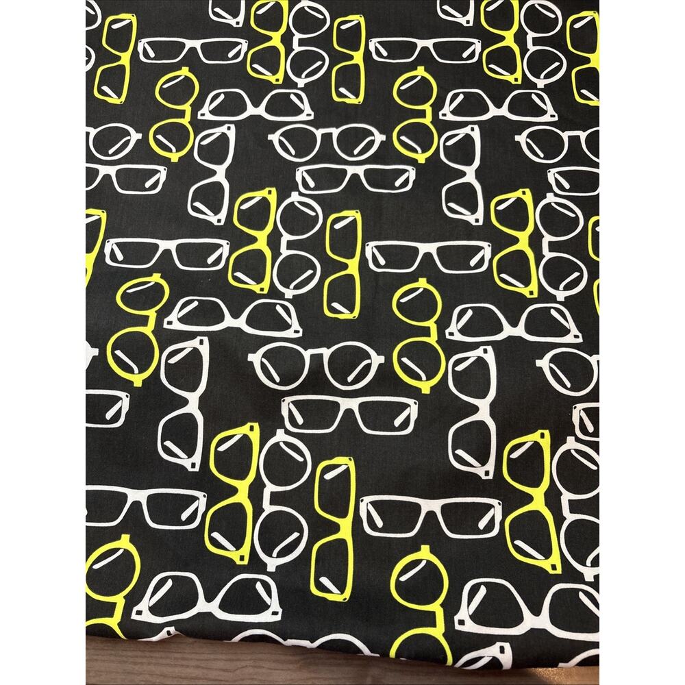 Room Essentials Eyeglass Print-Blk—Body Pillow Case-20” X 48” invisible zipper